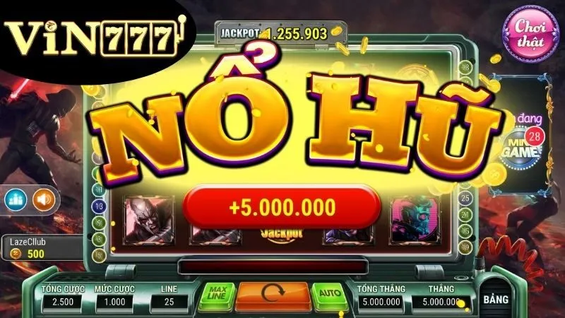 Nổ Hũ VIN777 - Cơ Hội Thắng Thưởng Lớn Đang Chờ Đợi 3 Chiến thuật chơi Nổ Hũ VIN777 tăng cơ hội thắng hiệu quả nhất